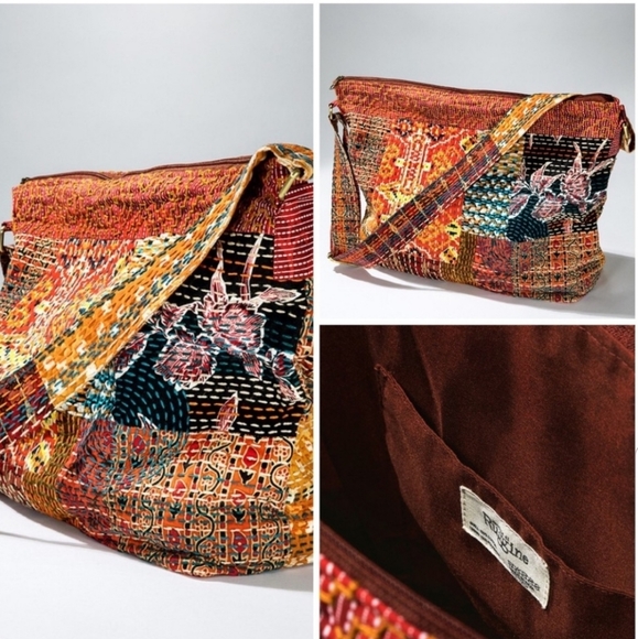 Festival Boho Chic Patchwork Tote - Picture 3 of 4